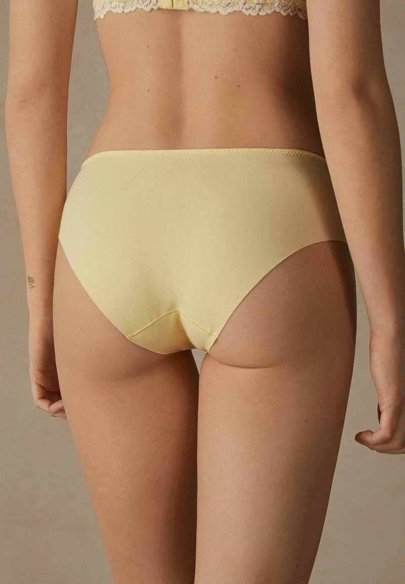 Intimissimi Damen MIT OFFENEN KANTEN PRETTY FLOWERS - Slip - Pastellgelb Elfenbein 4 Intimissimi Damen MIT OFFENEN KANTEN PRETTY FLOWERS - Slip - Pastellgelb Elfenbein – Bild 2