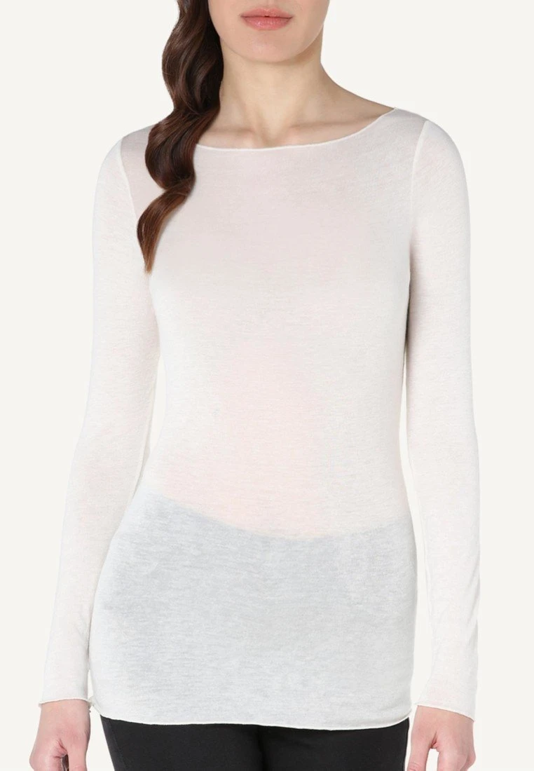 Intimissimi Damen ULTRALIGHT U BOOT AUSSCHNITT - Langarmshirt - White 3 Intimissimi Damen ULTRALIGHT U BOOT AUSSCHNITT - Langarmshirt - White