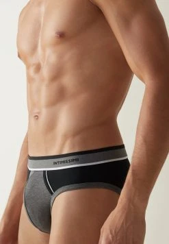 Intimissimi Herren Slip - Schwarz I Graphite Grey Blend Black -INTIMISSIMI Verkäufe 04b86c24a1e548a0b21c6caf6a8a91e5