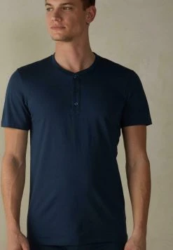 Intimissimi Herren Nachtwäsche Shirt - Denimblau