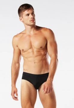 Intimissimi Herren SLIP MIT LOGO AUS MIKROFASER - Slip - Nero