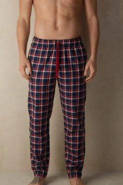 Intimissimi Herren Nachtwäsche Hose - Blau/blue Red