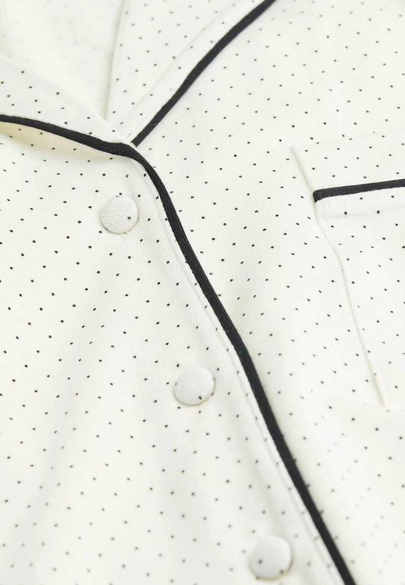 Intimissimi Damen VORNE OFFENES LITTLE PLEASURES - Nachthemd - Puderweiss Schwarz 7 Intimissimi Damen VORNE OFFENES LITTLE PLEASURES - Nachthemd - Puderweiss Schwarz – Bild 5