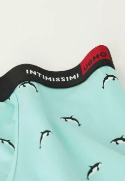 Intimissimi Herren MIT WAL-PRINT AUS ELASTISCHER SUPIMA®-BAUMWOLLE - Panties - Orche Minty Blue -INTIMISSIMI Verkäufe 0db5f495323543c6bb919158b8da778f