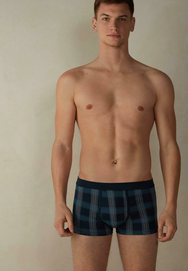 Intimissimi Herren Panties - Blue Check Octanium Green 3 Intimissimi Herren Panties - Blue Check Octanium Green
