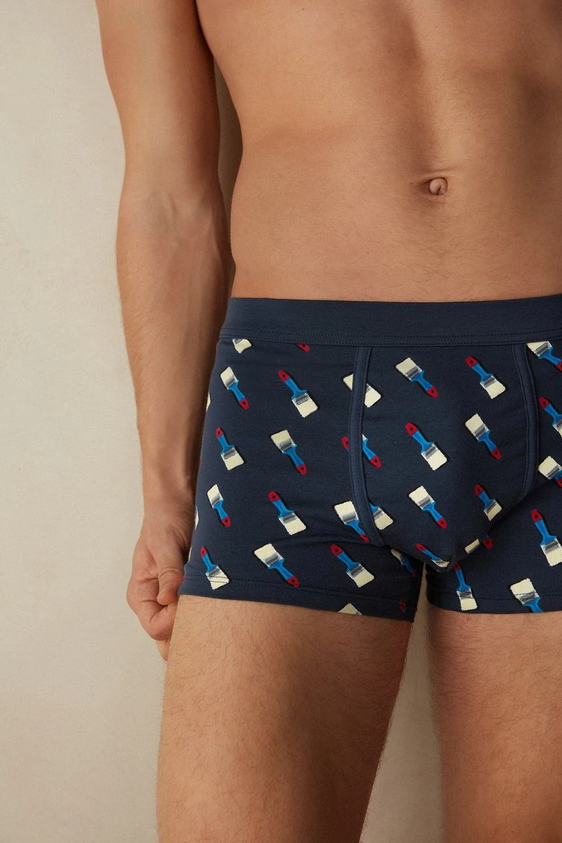 Intimissimi Herren MIT PINSELPRINT - Panties - Blau I Denim Blue 5 Intimissimi Herren MIT PINSELPRINT - Panties - Blau I Denim Blue – Bild 3