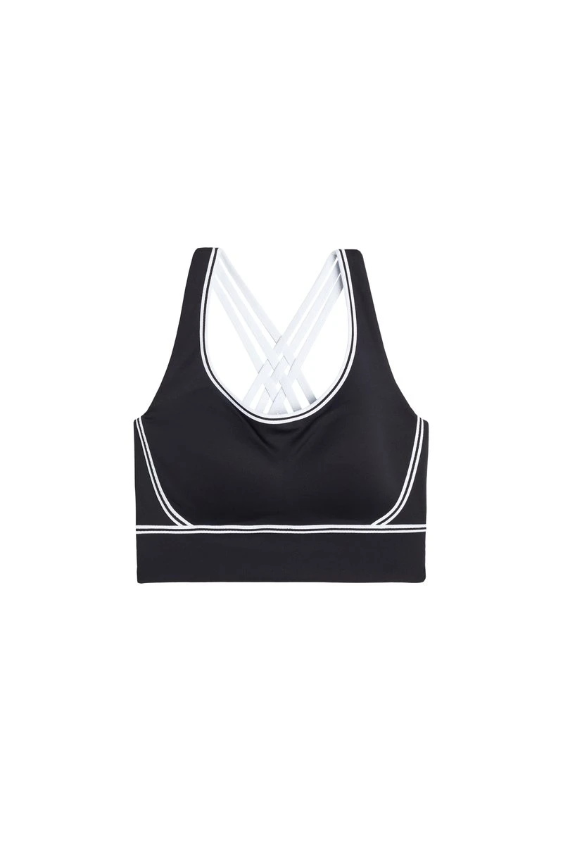 Intimissimi Damen MIT INNENSEITE AUS SUPIMA - Sport-BH Mit Mittlerer Stützkraft - Schwarz Black/white 8 Intimissimi Damen MIT INNENSEITE AUS SUPIMA - Sport-BH Mit Mittlerer Stützkraft - Schwarz Black/white – Bild 6