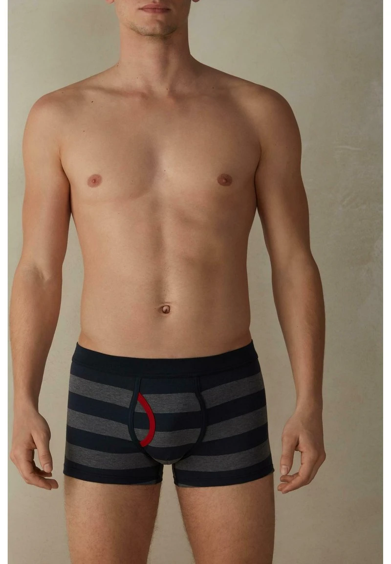 Intimissimi Herren MIT UND EINGRIFF AUS ELASTISCHER SUPIM - Panties - Nachtblau Graphit Meliert 3 Intimissimi Herren MIT UND EINGRIFF AUS ELASTISCHER SUPIM - Panties - Nachtblau Graphit Meliert