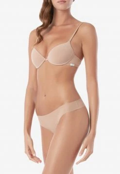 Intimissimi Damen BRAZILIAN SLIP AUS BAUMWOLLE MIT OFFENKANTIGEM SAUM. - Slip - Skin