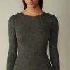 Intimissimi Damen Strickpullover - Grau/aluminium Grey Blend -INTIMISSIMI Verkäufe 16d764251b7f42db9c16bed597b16d1d