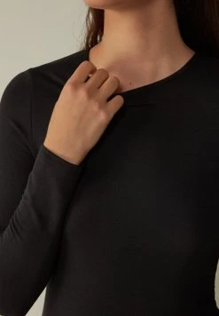 Intimissimi Damen Langarmshirt - Schwarz -INTIMISSIMI Verkäufe 1b799395267947a38c0fe76912bd2fa3