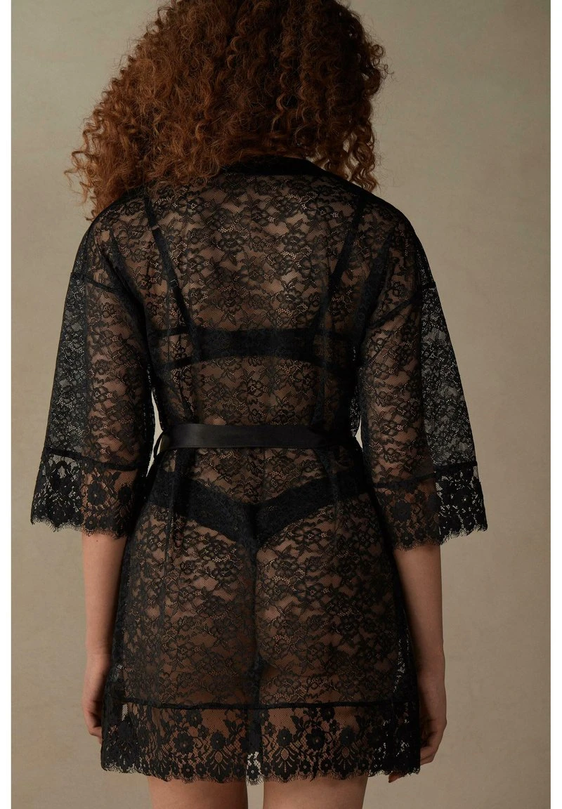 Intimissimi Damen Nachthemd - Schwarz - 019 - Black 4 Intimissimi Damen Nachthemd - Schwarz - 019 - Black – Bild 2