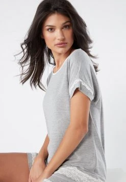 Intimissimi Damen Nachtwäsche Shirt - Grey -INTIMISSIMI Verkäufe 2104418aa80541dca62272a66457e0df