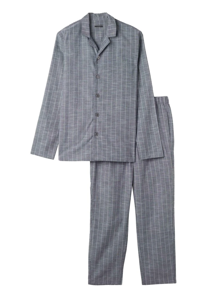 Intimissimi Herren Nachtwäsche Set - Grau Lub Grey White Stripe 6 Intimissimi Herren Nachtwäsche Set - Grau Lub Grey White Stripe – Bild 4