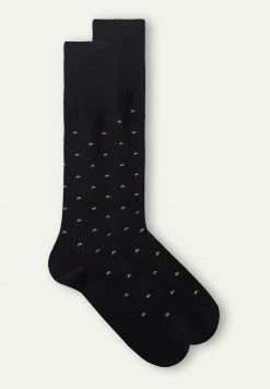 Intimissimi Herren Socken - Schwarz/black Waves Print