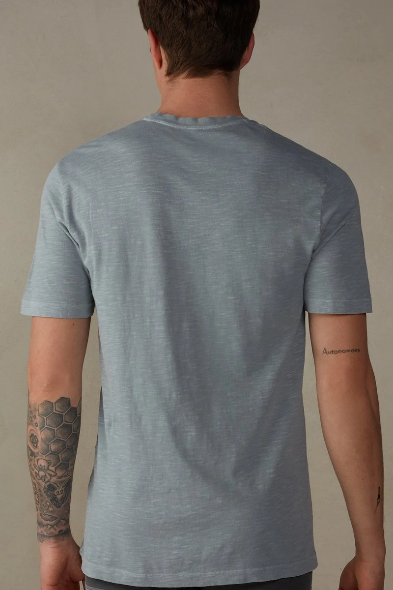 Intimissimi Herren T-Shirt Basic - Light Grey 4 Intimissimi Herren T-Shirt Basic - Light Grey – Bild 2