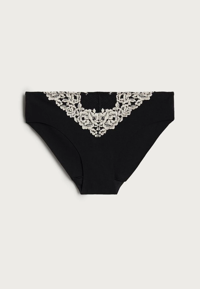 Intimissimi Damen MIT OFFENEN KANTEN PRETTY FLOWERS - Slip - Nero/ivory 6 Intimissimi Damen MIT OFFENEN KANTEN PRETTY FLOWERS - Slip - Nero/ivory – Bild 4