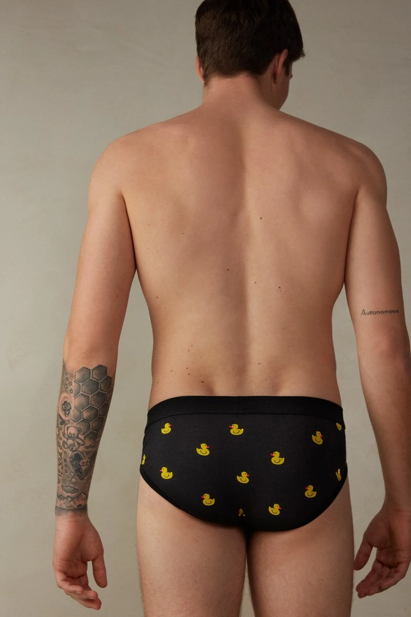 Intimissimi Herren Slip - St Paperelle Nero 4 Intimissimi Herren Slip - St Paperelle Nero – Bild 2