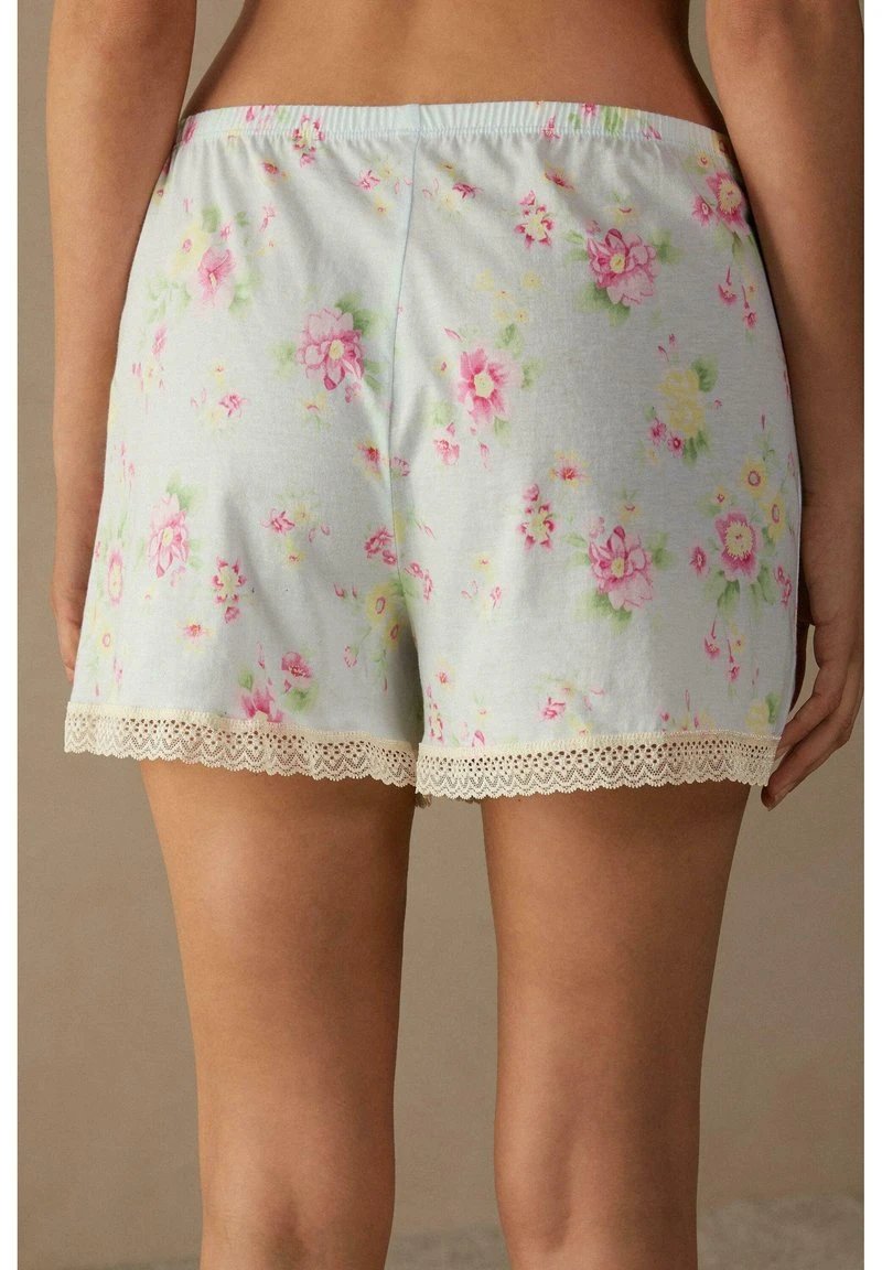 Intimissimi Damen Nachtwäsche Hose - Pastellblau Blumenprint 4 Intimissimi Damen Nachtwäsche Hose - Pastellblau Blumenprint – Bild 2