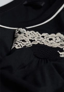 Intimissimi Damen PRETTY FLOWER - Langarmshirt - Nero/ivory -INTIMISSIMI Verkäufe 281bfa65231e46e281da521f4038c6d3