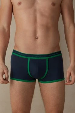 Intimissimi Herren SUPIMA STRETCH - Panties - Blau - 865i - Blue Denim Green