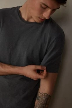 Intimissimi Herren T-Shirt Basic - Schwarz -INTIMISSIMI Verkäufe 2ce040499262445785998ef873218497