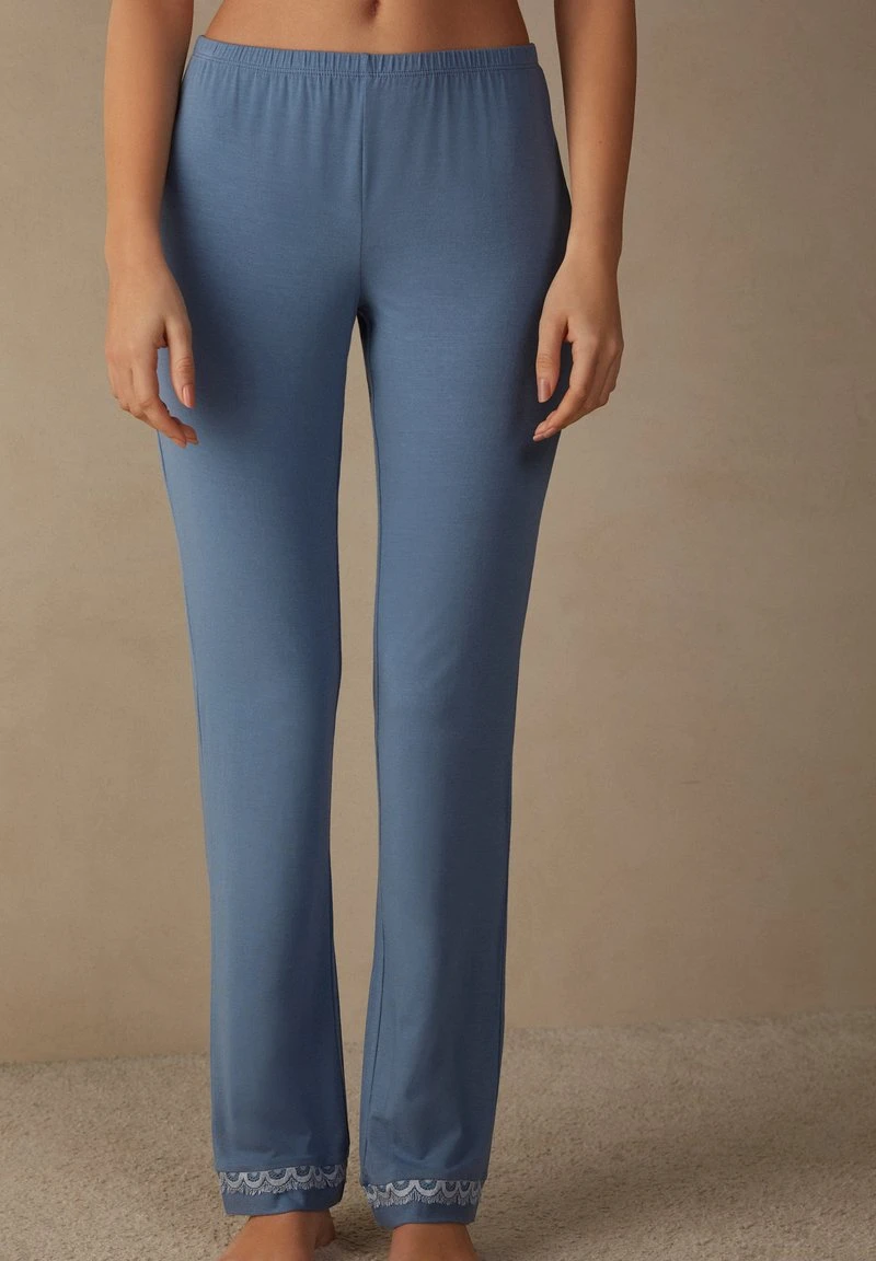 Intimissimi Damen AUS FLORAL GROOVE - Nachtwäsche Hose - Blue Sugar Paper Blue 3 Intimissimi Damen AUS FLORAL GROOVE - Nachtwäsche Hose - Blue Sugar Paper Blue