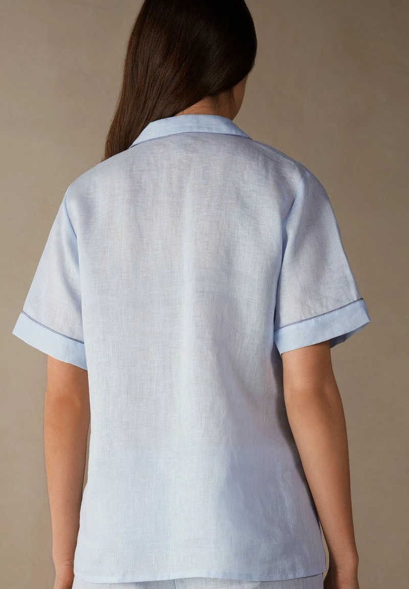 Intimissimi Damen KURZÄRMELIGES YACHT NIGHT - Nachtwäsche Shirt - Light Blue 4 Intimissimi Damen KURZÄRMELIGES YACHT NIGHT - Nachtwäsche Shirt - Light Blue – Bild 2