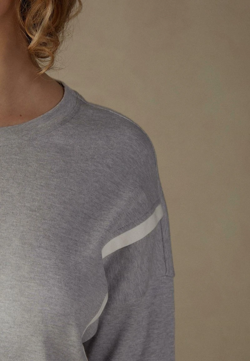 Intimissimi Damen Nachtwäsche Shirt - Hellgrau - Grey Melange 5 Intimissimi Damen Nachtwäsche Shirt - Hellgrau - Grey Melange – Bild 3