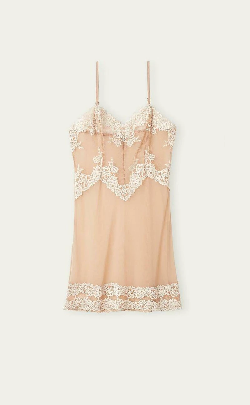 Intimissimi Damen BABYDOLL PRETTY FLOWERS - Nachthemd - Natürlich - 735i - Soft Beige/ivory 6 Intimissimi Damen BABYDOLL PRETTY FLOWERS - Nachthemd - Natürlich - 735i - Soft Beige/ivory – Bild 4