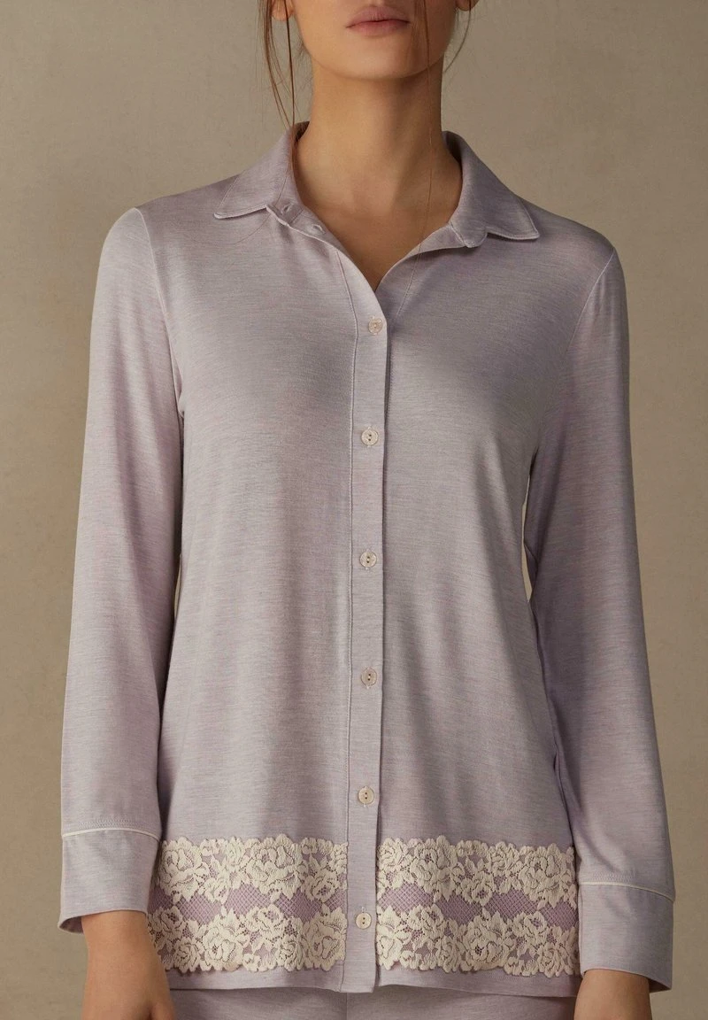 Intimissimi Damen Nachtwäsche Shirt - Orchidee Puderweiss 3 Intimissimi Damen Nachtwäsche Shirt - Orchidee Puderweiss