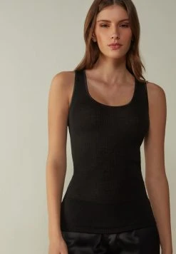 Intimissimi Damen AUS WOLLE UND - Top - Schwarz