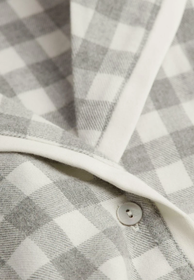 Intimissimi Damen GINGHAM LOVER - Nachtwäsche Shirt - Weiß/ Grey Check Melange Powder White 8 Intimissimi Damen GINGHAM LOVER - Nachtwäsche Shirt - Weiß/ Grey Check Melange Powder White – Bild 6