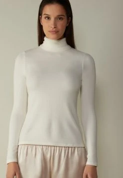 Intimissimi Damen Strickpullover - Elfenbein Powder White