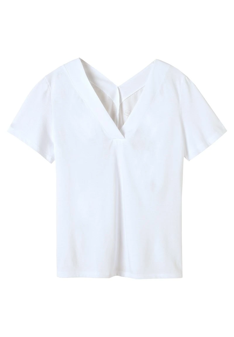 Intimissimi Damen DE MANGA CORTA Y ESCOTE DE PICO DE SUPIMA® ULTR - T-Shirt Basic - Weiss 7 Intimissimi Damen DE MANGA CORTA Y ESCOTE DE PICO DE SUPIMA® ULTR - T-Shirt Basic - Weiss – Bild 5