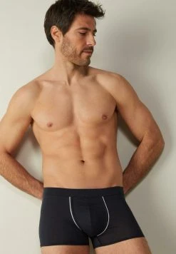 Intimissimi Herren NATURAL FRESH - Boxershorts - Blu Notte/bianco