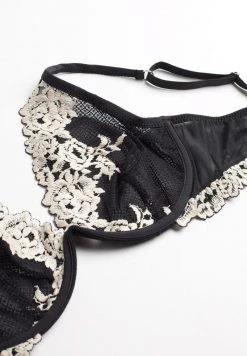 Intimissimi Damen PRETTY FLOWERS - Triangel BH - Nero Ivory -INTIMISSIMI Verkäufe 3d5e4058a016421a9c517db9f3d344b2