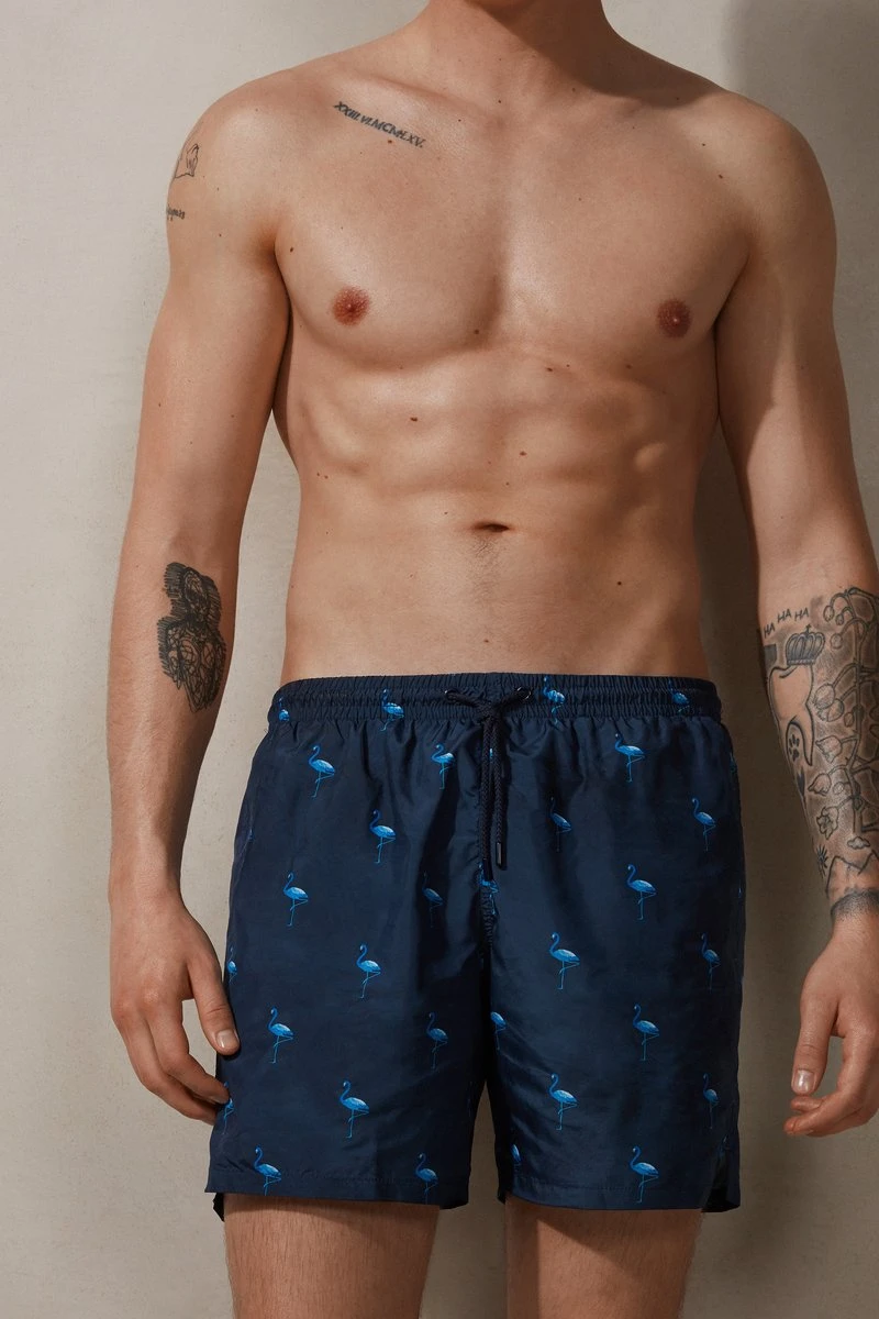 Intimissimi Herren Badeshorts - Neon Blue 3 Intimissimi Herren Badeshorts - Neon Blue