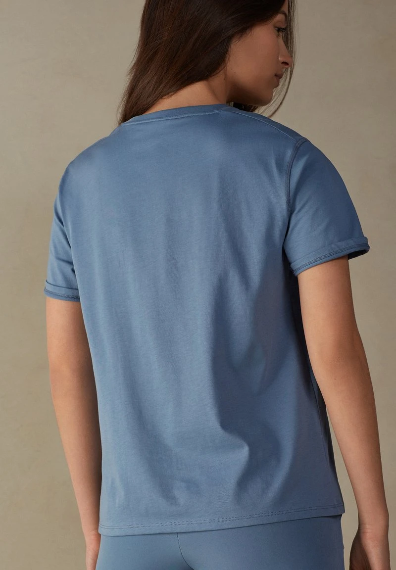 Intimissimi Damen AUS SUPIMA® - T-Shirt Basic - Babyblau 4 Intimissimi Damen AUS SUPIMA® - T-Shirt Basic - Babyblau – Bild 2