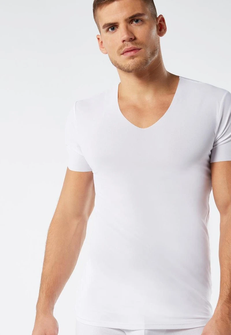 Intimissimi Herren OFFENKANTIGES SHIRT AUS MIKRO-NETZSTOFF - Unterhemd/-shirt - Bianco 3 Intimissimi Herren OFFENKANTIGES SHIRT AUS MIKRO-NETZSTOFF - Unterhemd/-shirt - Bianco