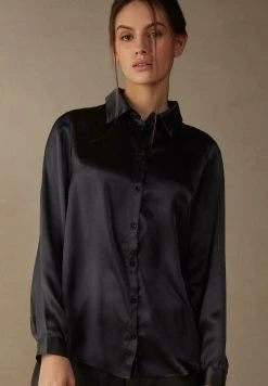 Intimissimi Damen Hemdbluse - Schwarz
