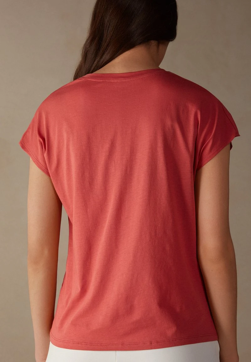 Intimissimi Damen MIT RUNDHALSAUSSCHNITT - T-Shirt Basic - Rosa 4 Intimissimi Damen MIT RUNDHALSAUSSCHNITT - T-Shirt Basic - Rosa – Bild 2