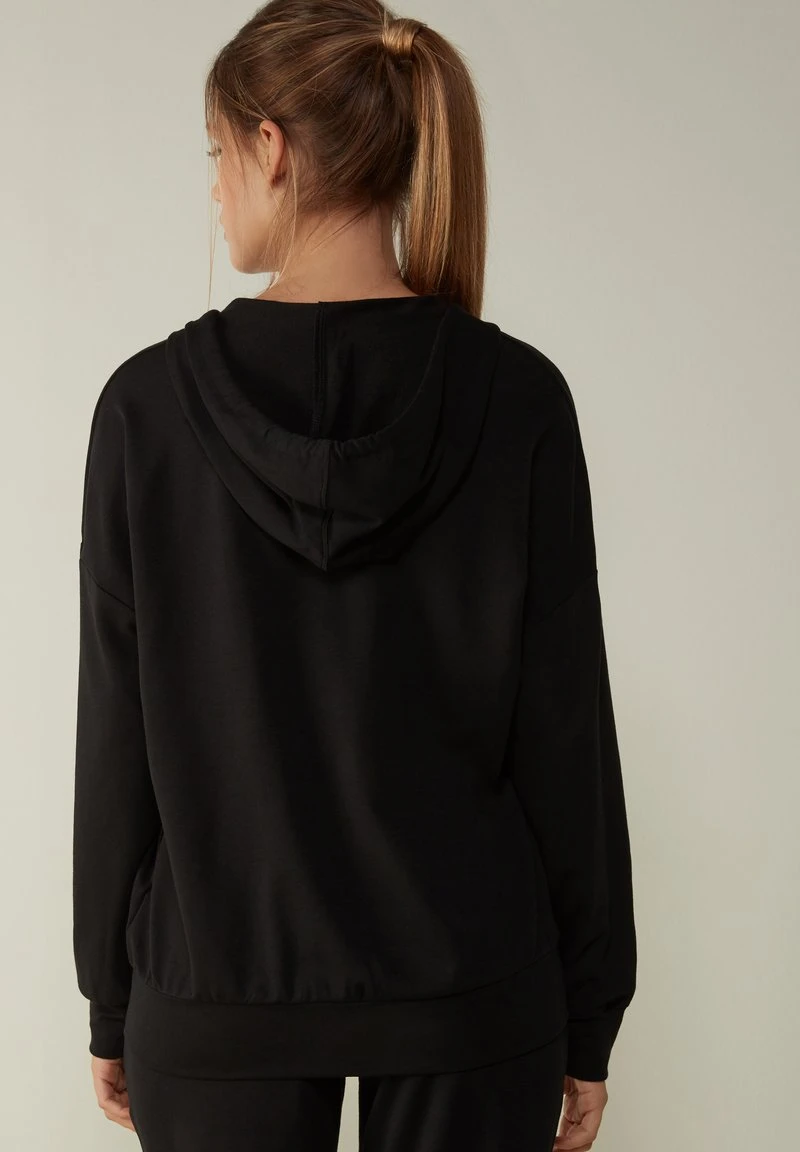 Intimissimi Damen Sweatjacke - Schwarz 4 Intimissimi Damen Sweatjacke - Schwarz – Bild 2