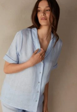 Intimissimi Damen KURZÄRMELIGES YACHT NIGHT - Nachtwäsche Shirt - Light Blue 11 Intimissimi Damen KURZÄRMELIGES YACHT NIGHT - Nachtwäsche Shirt - Light Blue -INTIMISSIMI Verkäufe 44b6df40f6944ceb978836de1f4d6cd5