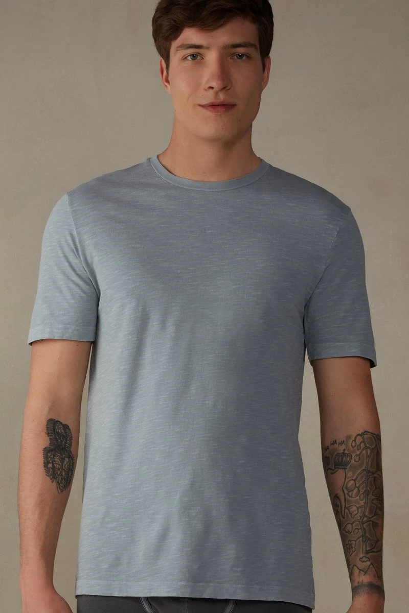 Intimissimi Herren T-Shirt Basic - Light Grey 3 Intimissimi Herren T-Shirt Basic - Light Grey