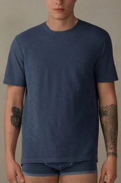 Intimissimi Herren T-Shirt Basic - Dark Blue