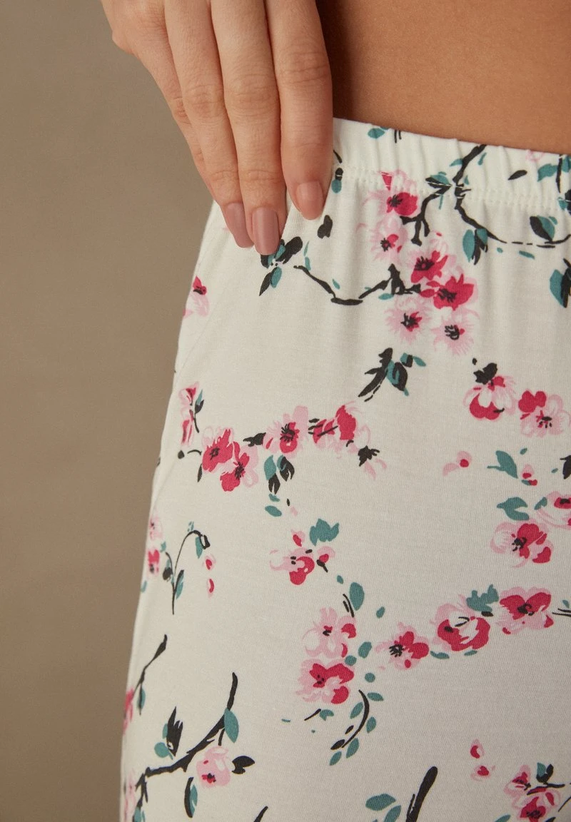 Intimissimi Damen BLOOM BLOSSOM - Nachtwäsche Hose - Puderweiss Blumenprint 6 Intimissimi Damen BLOOM BLOSSOM - Nachtwäsche Hose - Puderweiss Blumenprint – Bild 4