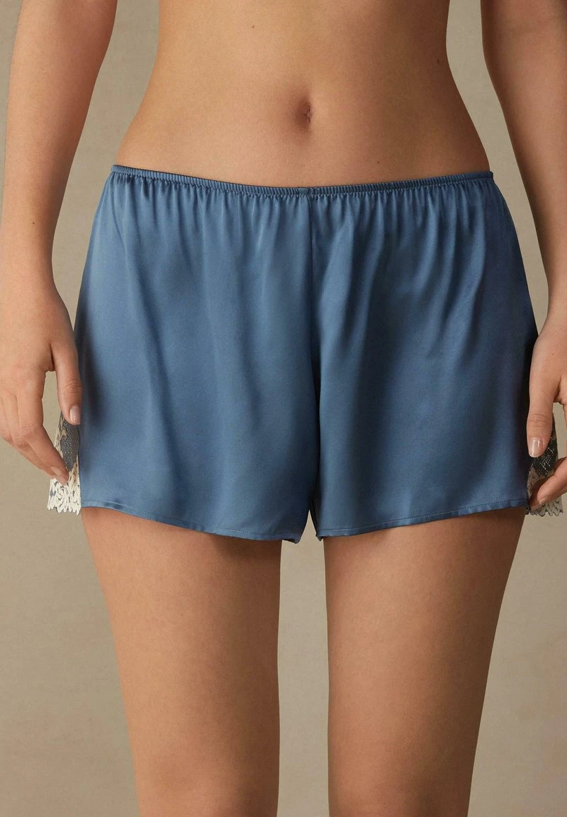 Intimissimi Damen PRETTY FLOWERS - Nachtwäsche Hose - Babyblau Elfenbein 3 Intimissimi Damen PRETTY FLOWERS - Nachtwäsche Hose - Babyblau Elfenbein