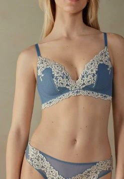 Intimissimi Damen FABIOLA PRETTY FLOWER - Push-up BH - Babyblau Elfenbein