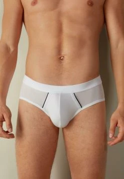 Intimissimi Herren Slip - Weiß - White/blue